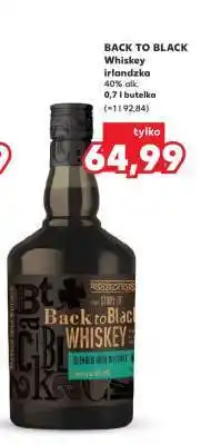 Kaufland BACK TO BLACK Whiskey oferta