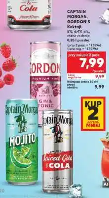 Kaufland CAPTAIN MORGAN, GORDON'S Koktajl oferta