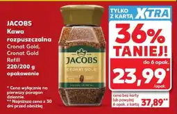 Kaufland JACOBS Kawa rozpuszczalna Cronat Gold, Cronat Gold Refill 220/200 g opakowanie oferta