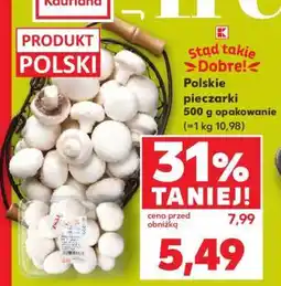 Kaufland Polskie pieczarki oferta