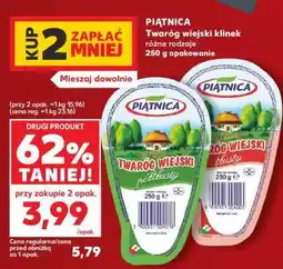 Kaufland PIĄTNICA Twaróg wiejski klinek oferta
