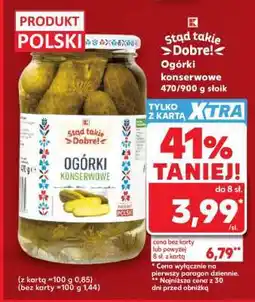 Kaufland Ogórki konserwowe oferta