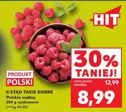 Kaufland K-STĄD TAKIE DOBRE Polskie maliny oferta