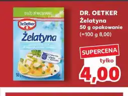 Kaufland DR. OETKER Żelatyna 50 g opakowanie oferta