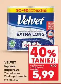Kaufland VELVET Ręczniki papierowe oferta