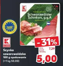 Kaufland Szynka szwarcwaldzka oferta