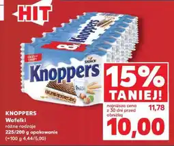 Kaufland KNOPPERS Wafelki oferta