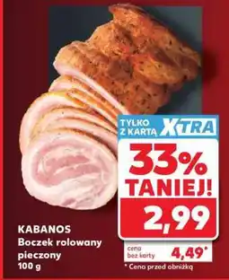 Kaufland KABANOS Boczek rolowany pieczony 100 g oferta