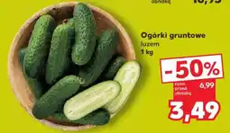 Kaufland Ogórki gruntowe luzem 1 kg oferta