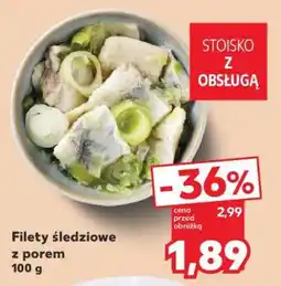 Kaufland Filety śledziowe z porem oferta