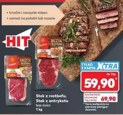 Kaufland Stek z rostbefu/ stek z antrykotu oferta
