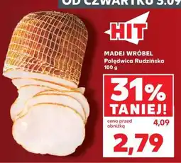 Kaufland MADEJ WRÓBEL Poledwica Rudzińska 100 g oferta