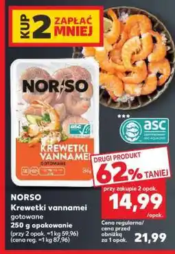 Kaufland NORSO Krewetki vannamei gotowane oferta