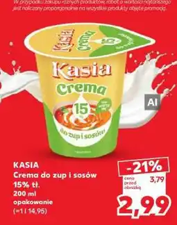 Kaufland KASIA Crema do zup i sosów 15% tł oferta
