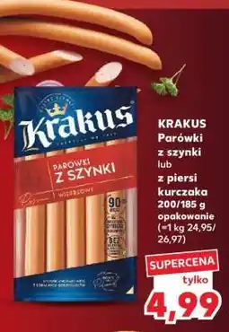 Kaufland KRAKUS Parówki z szynki lub z piersi kurczaka oferta