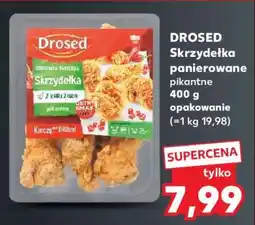 Kaufland DROSED Skrzydełka panierowane pikantne 400 g opakowanie oferta