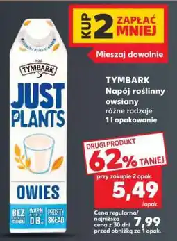 Kaufland TYMBARK Napój roślinny owsiany oferta