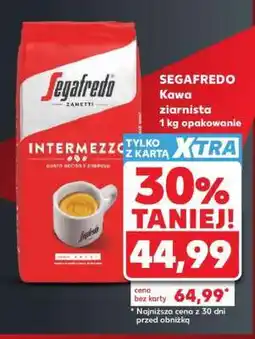 Kaufland SEGAFREDO Kawa ziarnista 1 kg opakowanie oferta