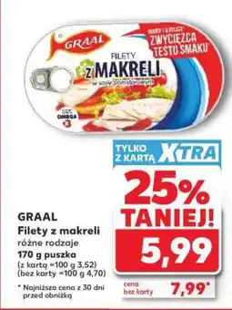 Kaufland GRAAL Filety z makreli oferta