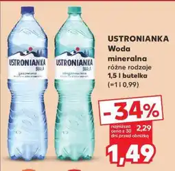 Kaufland USTRONIANKA Woda mineralna oferta