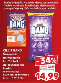 Kaufland CILLIT BANG Ściereczki uniwersalne lub Tabletki do czyszczenia toalet oferta