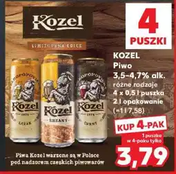 Kaufland KOZEL Piwo oferta