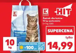 Kaufland Żwirek dla kotów oferta