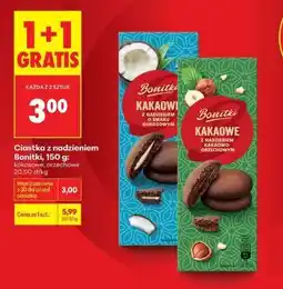 Biedronka Ciastka z nadzieniem Bonitki, 150 g oferta