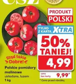 Kaufland Polskie pomidory malinowe układane, luzem 1 kg oferta
