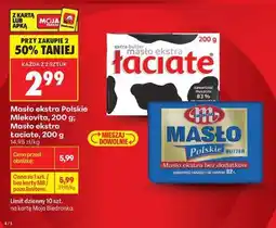 Biedronka Masło ekstra Polskie Mlekovita, 200 g Masło ekstra łaciate, 200 g oferta