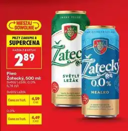 Biedronka Piwo Żatecký, 500 ml oferta