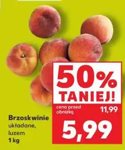 Kaufland Brzoskwinie układane, luzem 1 kg oferta