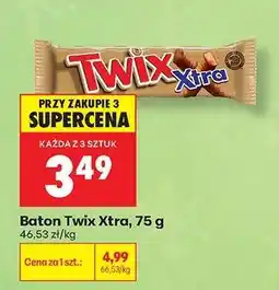 Biedronka Baton Twix Xtra, 75 g oferta