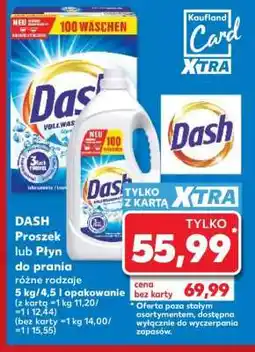 Kaufland DASH Proszek lub Płyn do prania oferta
