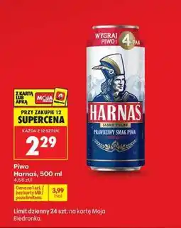 Biedronka PIWO HARNAŚ 500 ML oferta