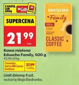 Biedronka Kawa mielona Eduscho Family, 500 g oferta
