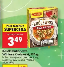 Biedronka Kostki bulionowe Winiary Królewski, 135 g oferta