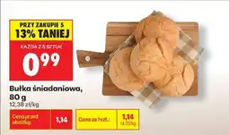 Biedronka bułka śniadaniowa 80 g oferta