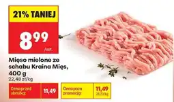 Biedronka Mięso mielone ze schabu Kraina Mięs 400 g oferta