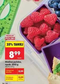 Biedronka Malina polska, opak. 200 g oferta