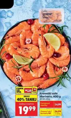 Biedronka Krewetki całe Marinero 400 g oferta