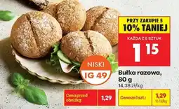 Biedronka Bułka razowa 80 g oferta