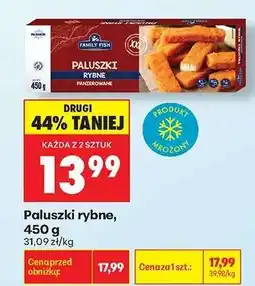 Biedronka Paluszki rybne 450 g oferta