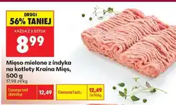 Biedronka Mięso mielone z indyka na kotlety Kraina Mięs 500 g oferta
