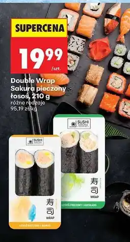 Biedronka Double Wrap Sakura pieczony łosoś, 210 g oferta
