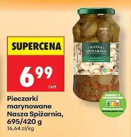 Biedronka Pieczarki marynowane Nasza Spiżarnia, 695/420 g oferta