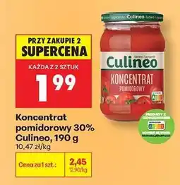 Biedronka Koncentrat pomidorowy 30% Culineo, 190 g oferta