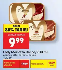 Biedronka Lody Marletto Delice, 900 ml oferta