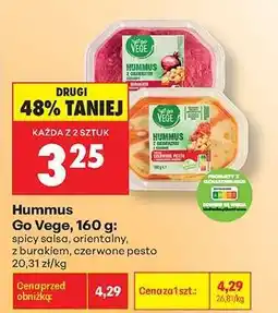 Biedronka Hummus Go Vege, 160 g oferta