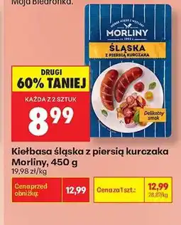 Biedronka Kiełbasa śląska z piersią kurczaka Morliny, 450 g oferta